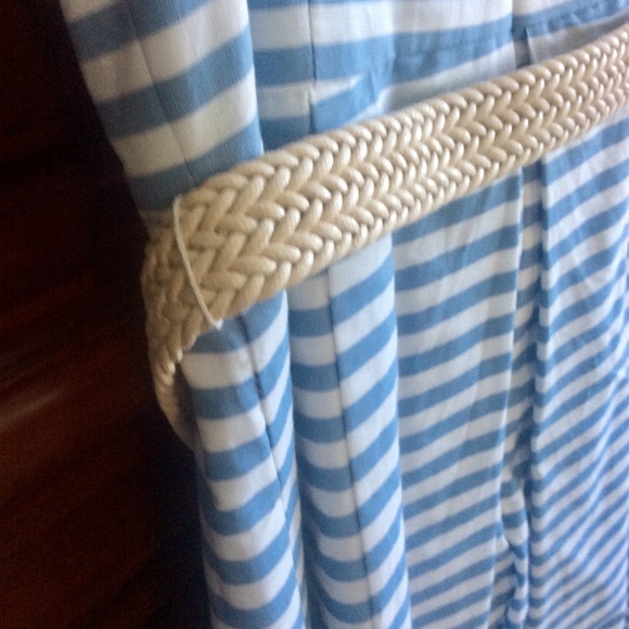 JONES NEW YORK Blue/White, A-Lined Dress Size 6 - Picture 4 of 6